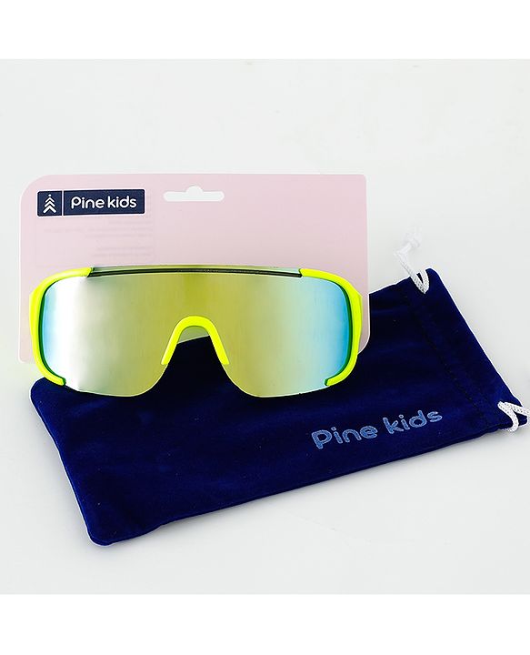 Pine Kids Sunglasses with Comfortable Nose Pads -Green