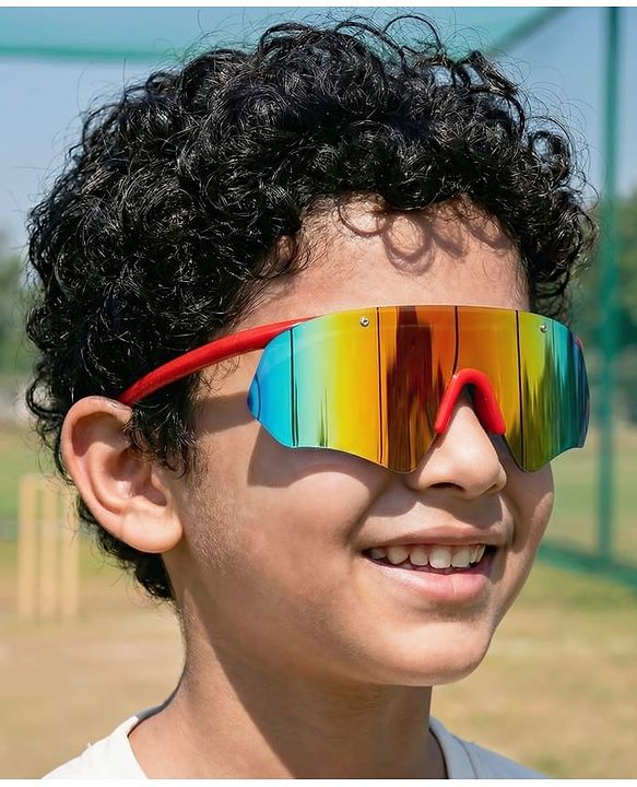 Pine Kids Sunglasses with Comfortable Nose Pad - Red