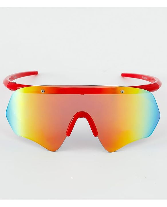 Pine Kids Sunglasses with Comfortable Nose Pad - Red