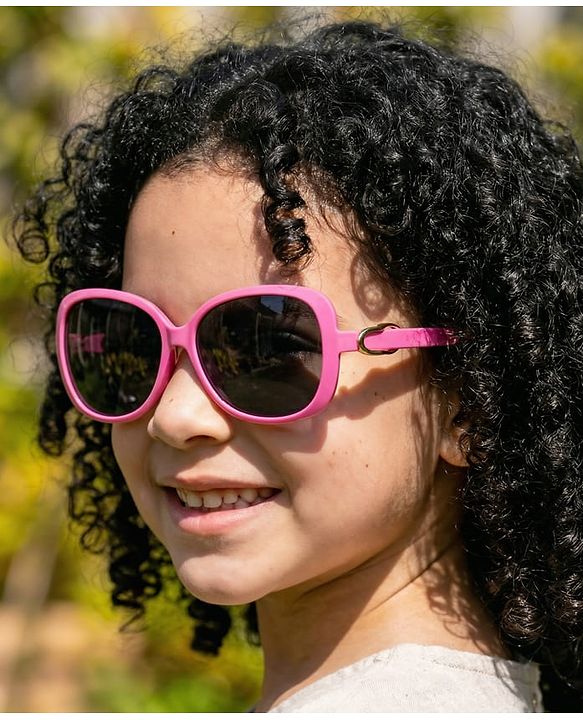 Pine Kids Sunglasses with Comfortable Nose Pad - Fuchsia