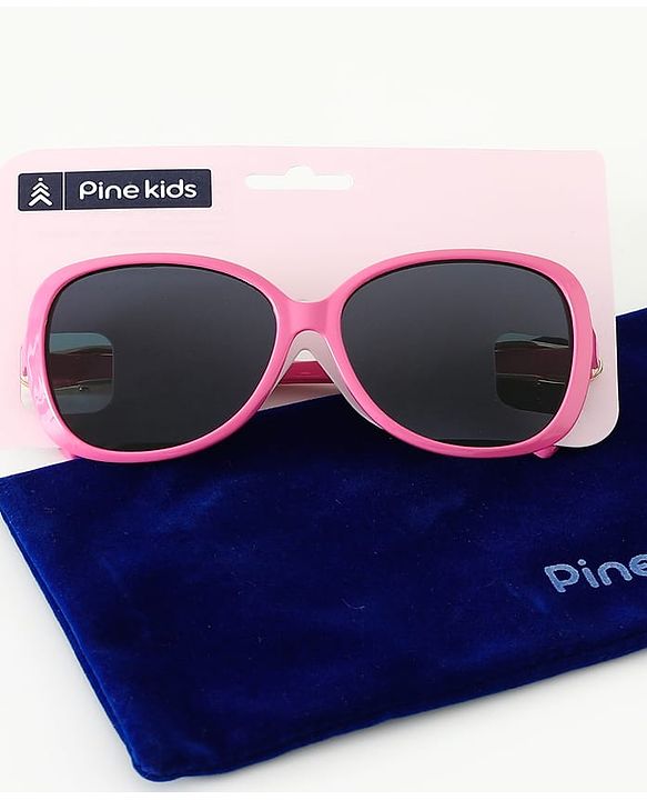 Pine Kids Sunglasses with Comfortable Nose Pad - Fuchsia