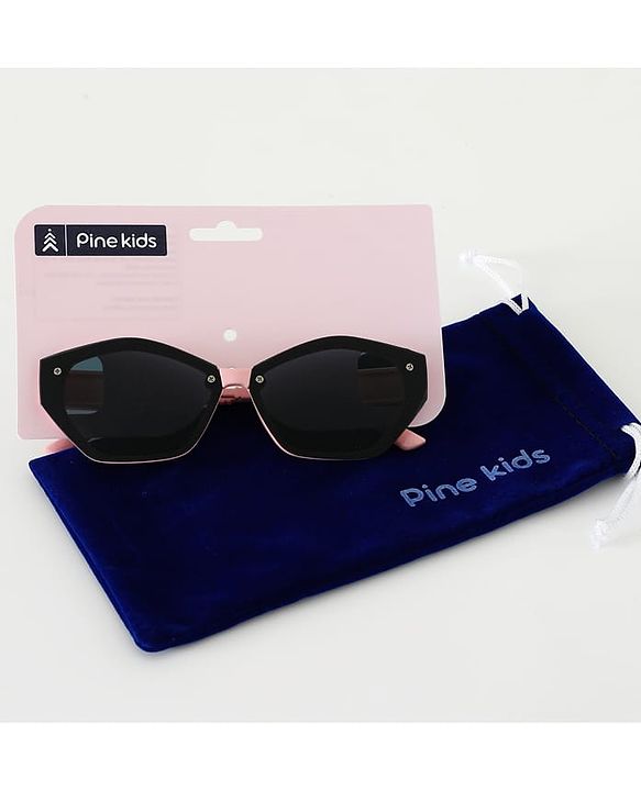 Pine Kids Sunglasses with Comfortable Nose Pad - Pink