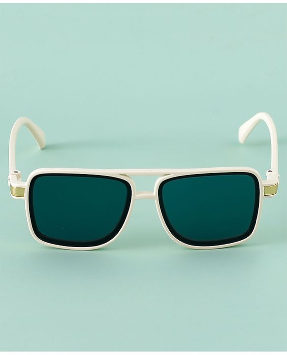 Babyhug Rectangle Shaped Sunglasses - White