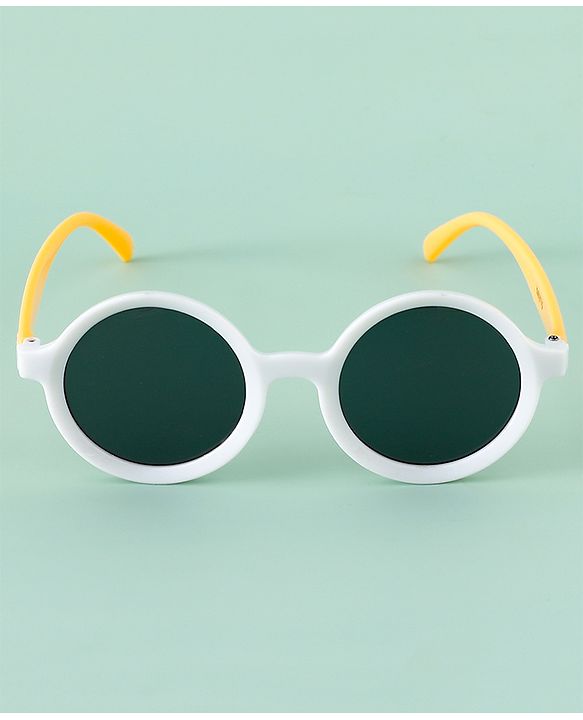 Babyhug Round Shaped Sunglasses - White