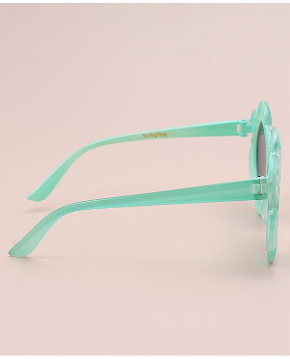 Babyhug Polka Dot Printed Sunglasses - Sea Green