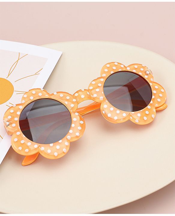 Babyhug Polka Dot Printed Sunglasses - Sea Green