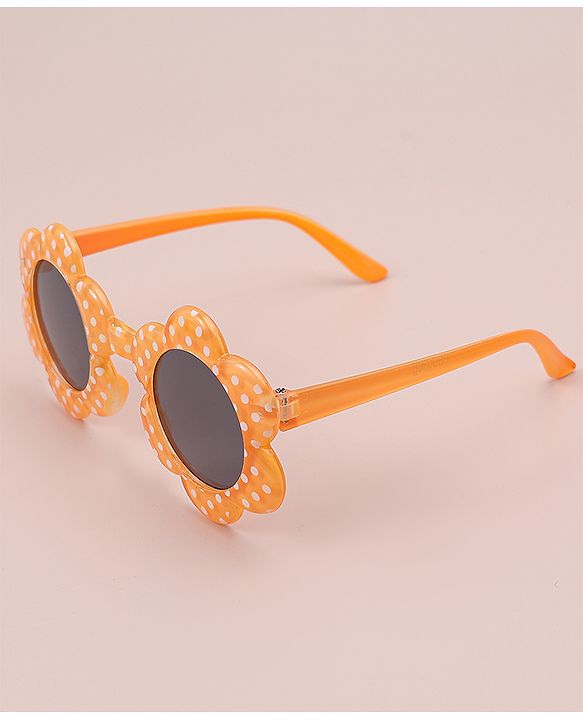 Babyhug Polka Dot Printed Sunglasses - Sea Green