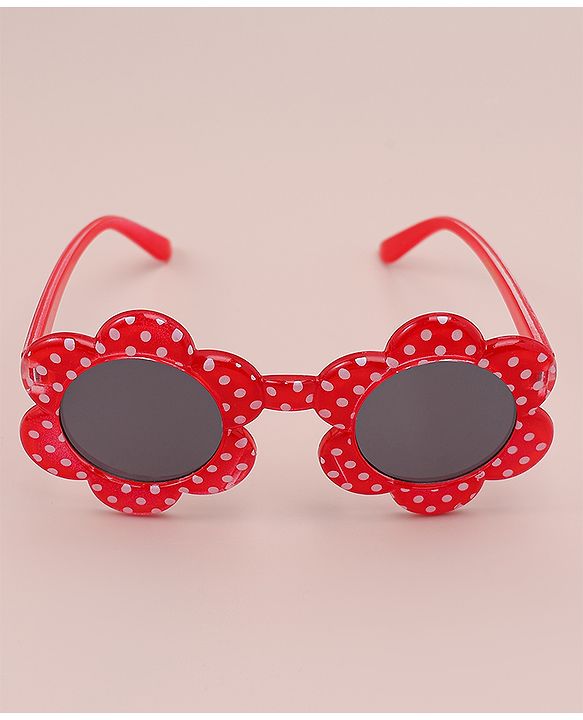 Babyhug Polka Dot Printed Sunglasses - Sea Green