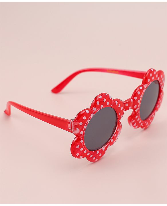 Babyhug Polka Dot Printed Sunglasses - Sea Green