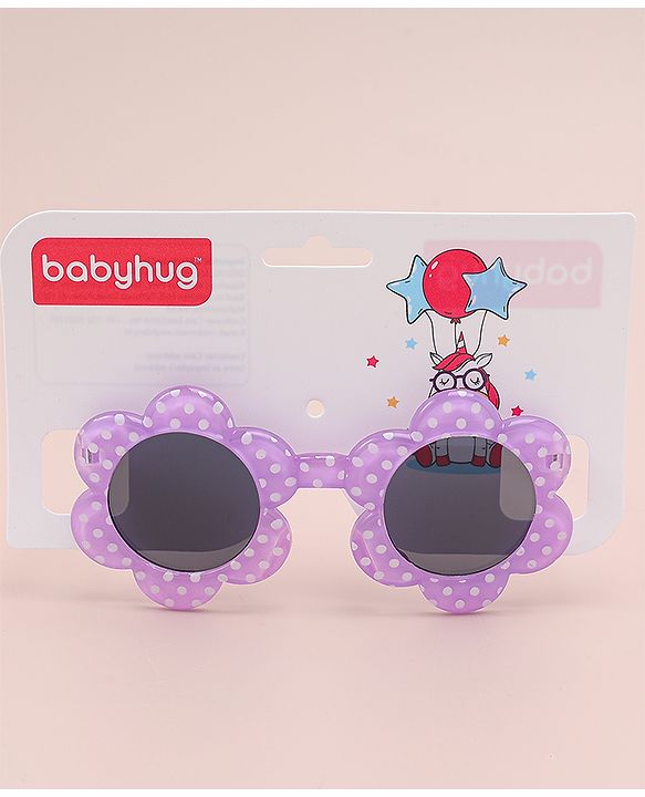 Babyhug Polka Dot Printed Sunglasses - Sea Green