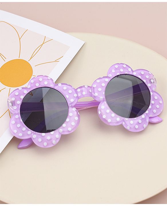 Babyhug Polka Dot Printed Sunglasses - Sea Green