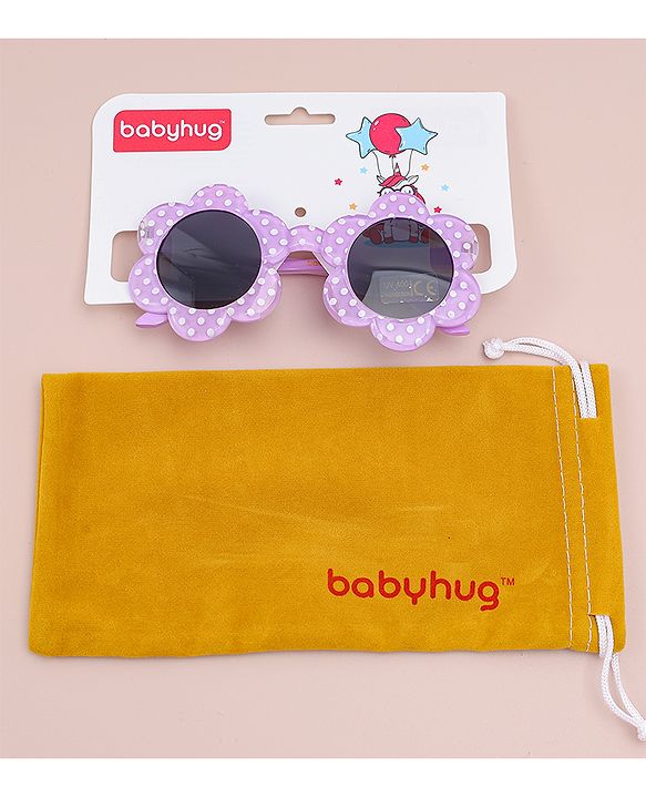 Babyhug Polka Dot Printed Sunglasses - Sea Green