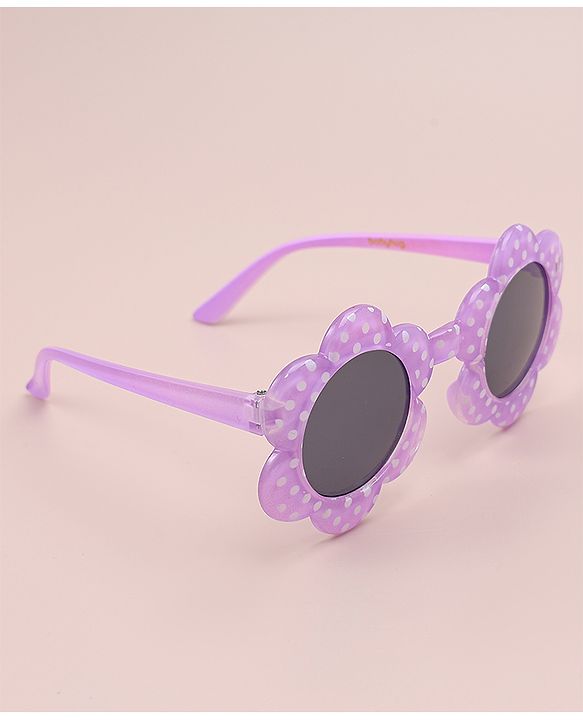 Babyhug Polka Dot Printed Sunglasses - Sea Green