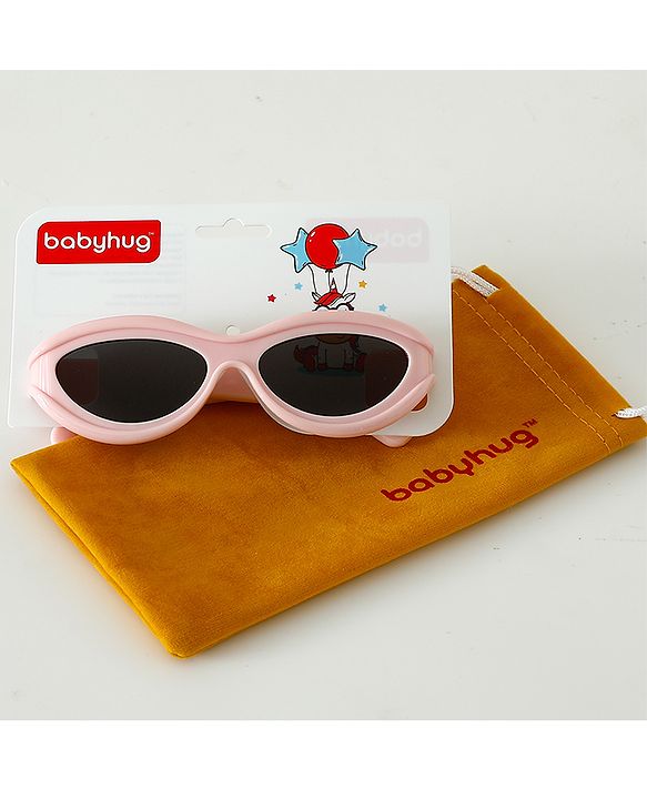 Babyhug Solid Coloured Sunglasses - Baby Pink