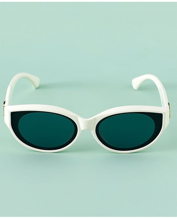 Babyhug Solid Coloured  Sunglasses - White