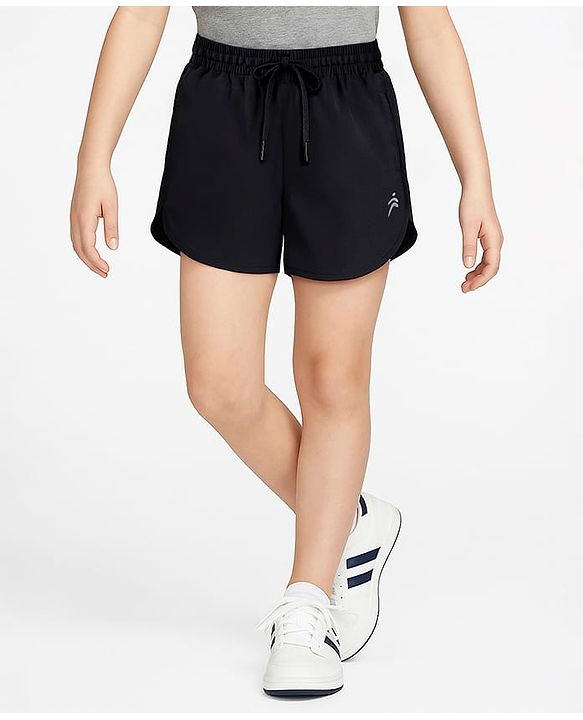 Pine Active Ultra Light Woven Above Knee Length Solid Color Performance Shorts - Black