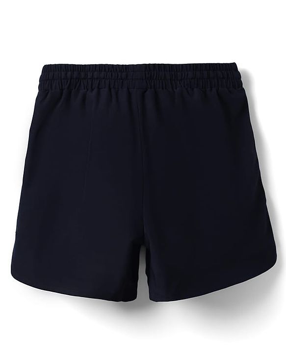 Pine Active Ultra Light Woven Above Knee Length Solid Color Performance Shorts - Black