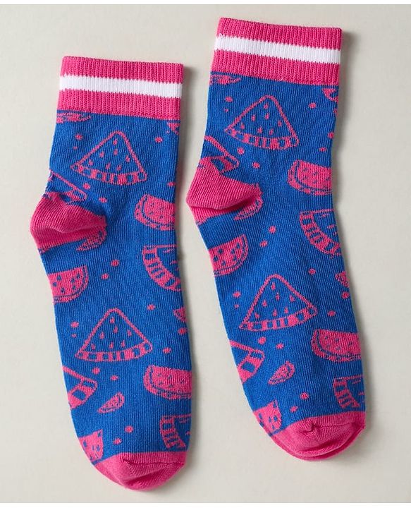 Pine Kids Knit Ankle Length Silvadur Antimicrobial Socks with Polka Dots Design Pack of 3 - Pink Light Green & Blue
