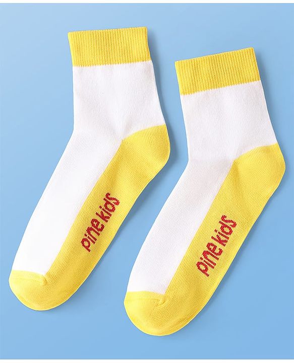 Pine Kids Cotton Knit Ankle Length Socks With Floral & Polka Dots Design Pack Of 3 ( Colour May Vary )