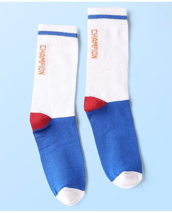 Pine Kids Cotton Knit Ankle Length Socks With Sports Theme Design Pack Of 3 ( Colour May Vary )