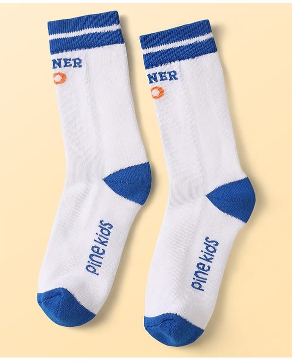 Pine Kids Cotton Knit Ankle Length Designed Socks Pack of 3 (Color May Vary)