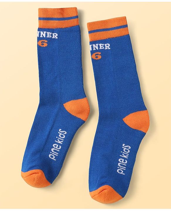 Pine Kids Cotton Knit Ankle Length Designed Socks Pack of 3 (Color May Vary)