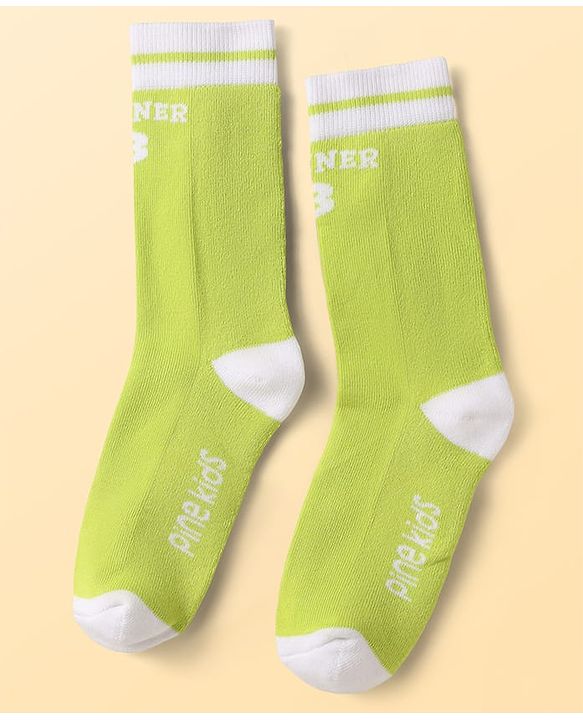 Pine Kids Cotton Knit Ankle Length Designed Socks Pack of 3 (Color May Vary)