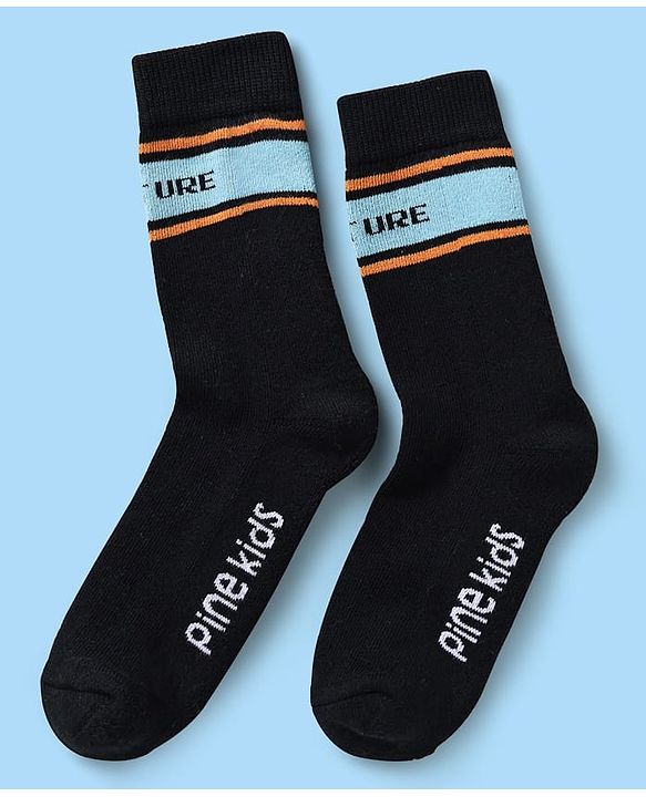 Pine Kids Knit Ankle Length Silvadur Antimicrobial Socks with Design Pack of 5 - Multicolor