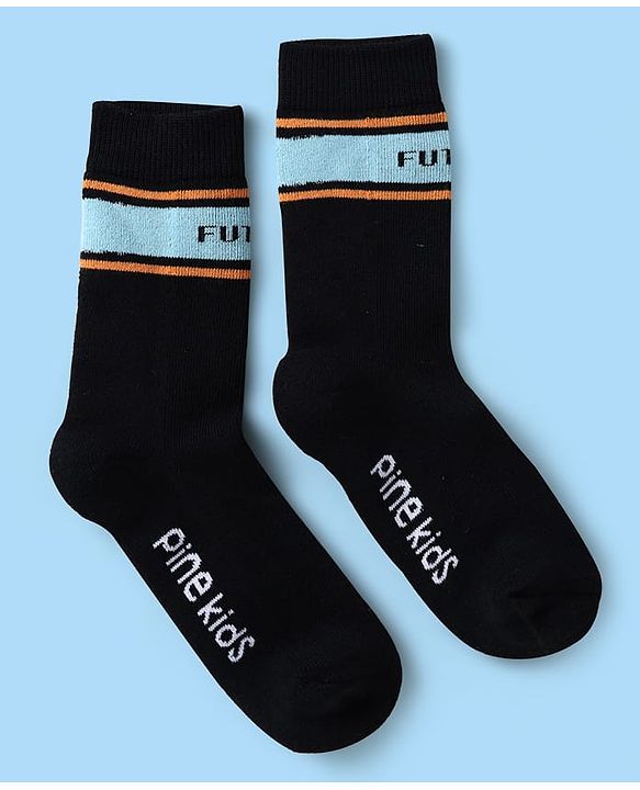 Pine Kids Knit Ankle Length Silvadur Antimicrobial Socks with Design Pack of 5 - Multicolor