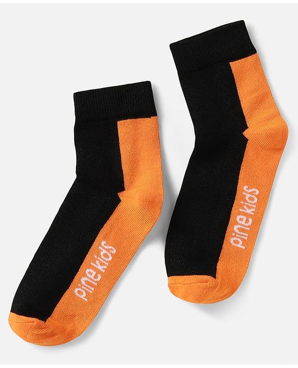 Pine Kids Knit Ankle Length Silvadur Antimicrobial Socks with Design Pack of 5 - Multicolor