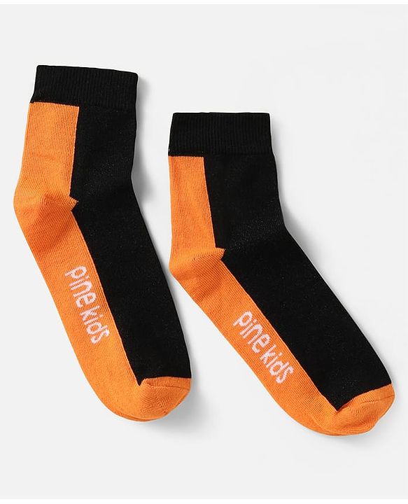Pine Kids Knit Ankle Length Silvadur Antimicrobial Socks with Design Pack of 5 - Multicolor