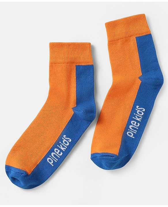 Pine Kids Knit Ankle Length Silvadur Antimicrobial Socks with Design Pack of 5 - Multicolor