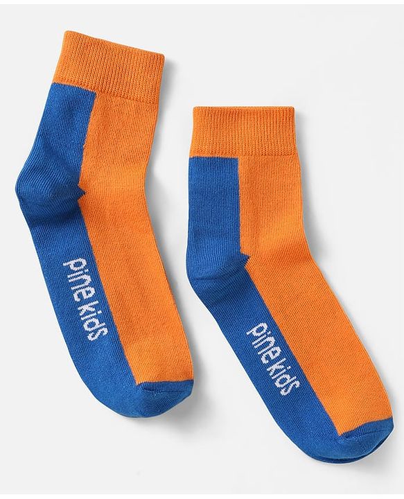 Pine Kids Knit Ankle Length Silvadur Antimicrobial Socks with Design Pack of 5 - Multicolor