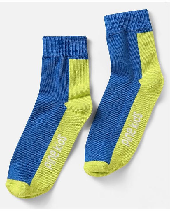 Pine Kids Knit Ankle Length Silvadur Antimicrobial Socks with Design Pack of 5 - Multicolor