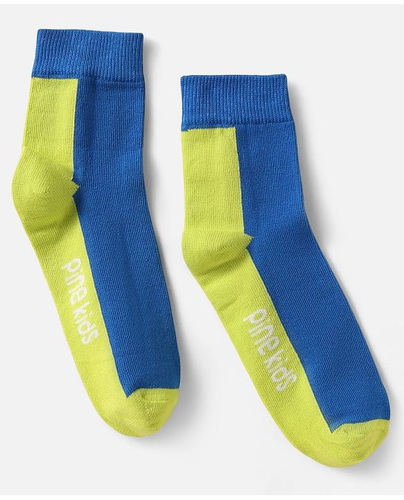 Pine Kids Knit Ankle Length Silvadur Antimicrobial Socks with Design Pack of 5 - Multicolor
