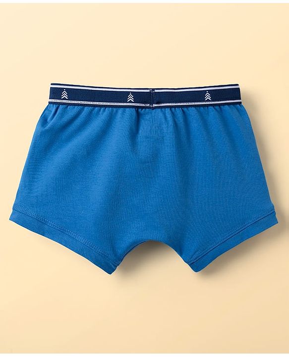 Pine Kids Cotton Elastane Knit Striped & Printed Assorted Trunks Pack of 3 (Color May Vary)