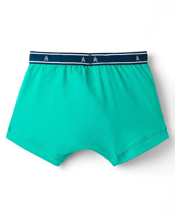 Pine Kids Cotton Elastane Knit Solid Colour Trunks Pack Of 3 (Colour May Vary)