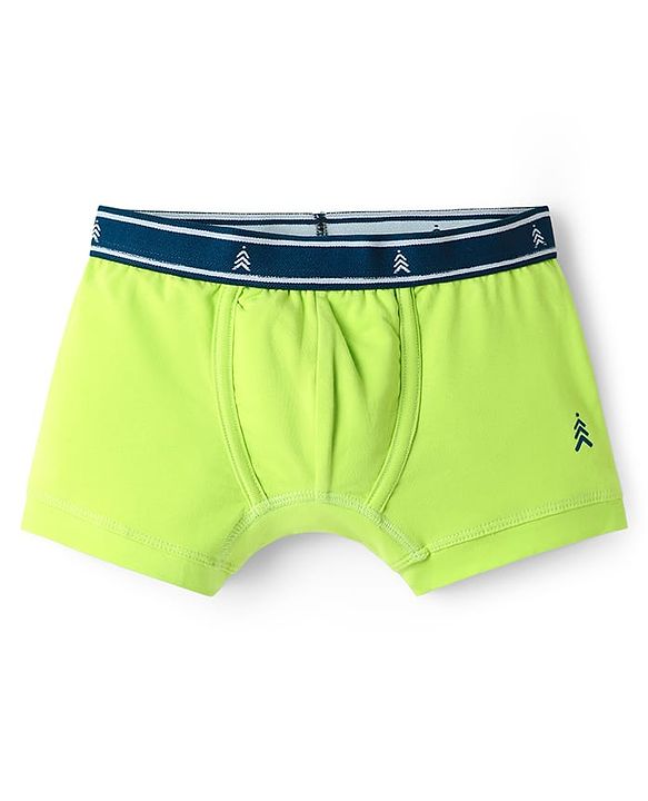 Pine Kids Cotton Elastane Knit Solid Colour Trunks Pack Of 3 (Colour May Vary)