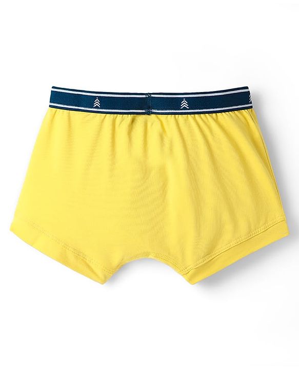 Pine Kids Cotton Elastane Knit Solid Colour Trunks Pack Of 3 (Colour May Vary)