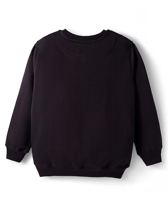Pine Kids Knit Full Sleeves Solid Sweatshirt - Lime Green