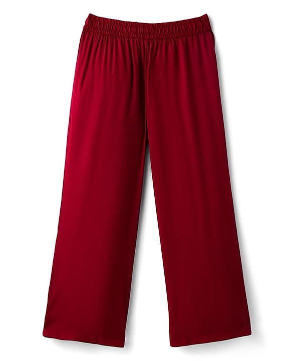 Pine Kids Three Fourth Bell Sleeves Indo western Sets with Jacket Embroidery & Sequin Detailing - Maroon
