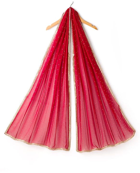 Pine Kids Woven Half Sleeves Choli Lehenga & Dupatta Set With Floral Print & Embriodered - Green