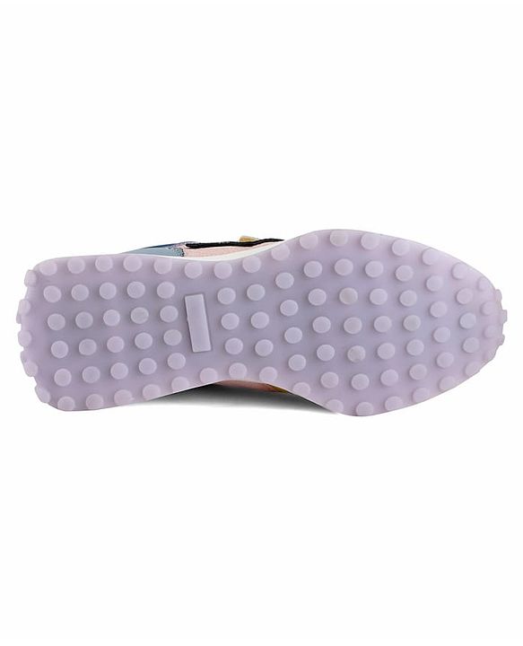 Pine Kids Velcro Closure Sneaker - Pink & Yellow