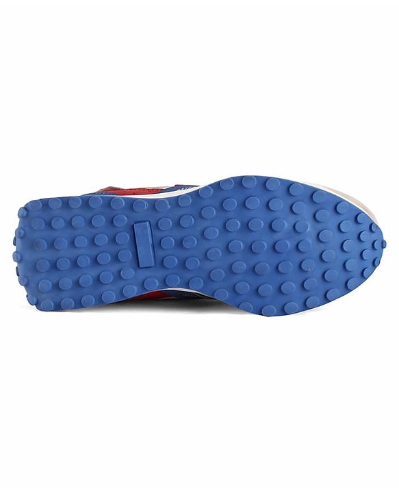 Pine Kids Velcro Closure Sneaker - Blue & Red