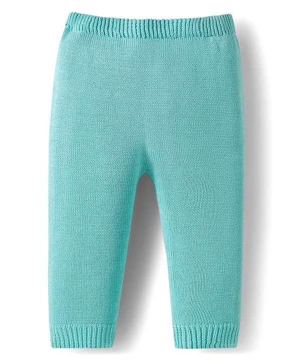 Babyhug Organic Cotton Knit Full Sleeves Sweater Set with Stripes & Yatch Design & Cap - Light Blue