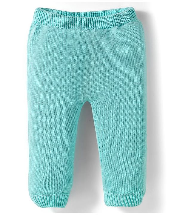 Babyhug Organic Cotton Knit Full Sleeves Sweater Set with Stripes & Yatch Design & Cap - Light Blue