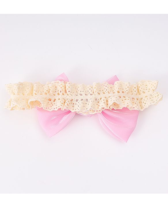 Babyhug Headbands with Floral Applique Pack of 3 - Pink & Peach