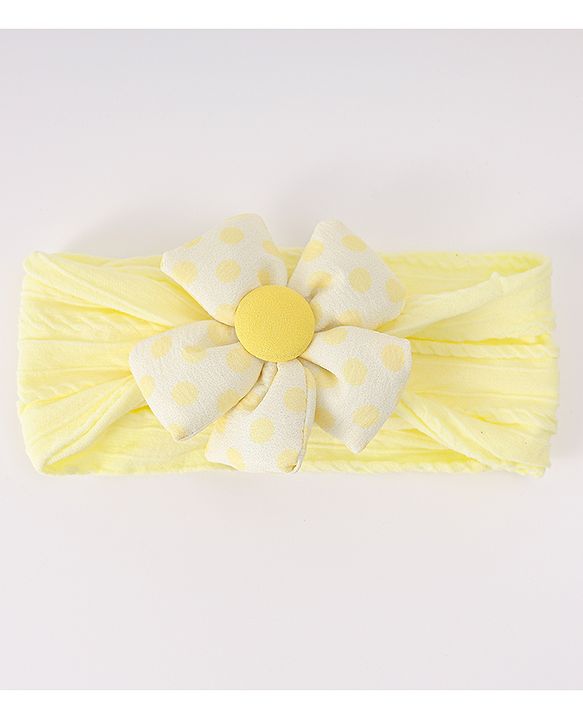 Babyhug Free Size Headband with Floral Applique - Pink