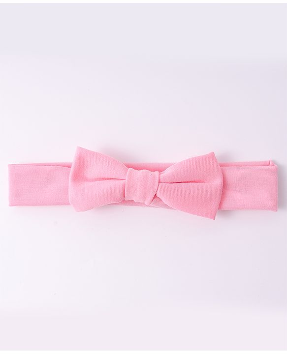 Babyhug  Free Size Headband and Rubber Bands  Combo Pack of 5 - Pink