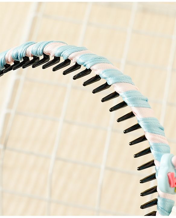 Babyhug Hair Band With Unicorn Applique - Pink